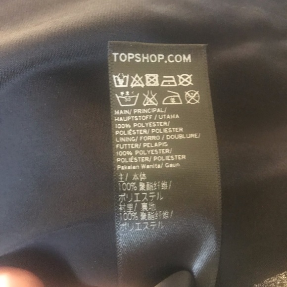 New TopShop Black Silver Metallic Ruffle Maxi Gown - Picture 5 of 6